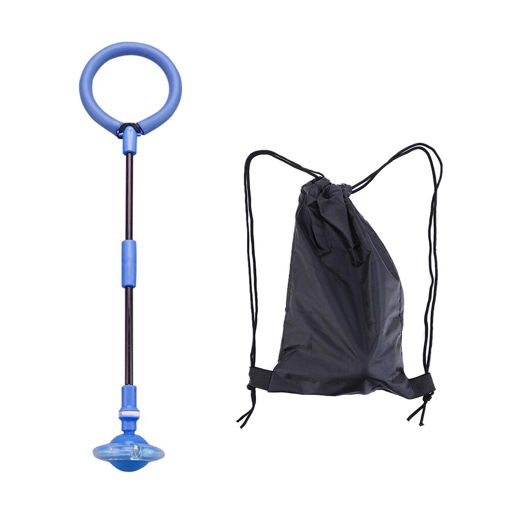 freundlicher glühend hüpfen Bälle Eine Fuß LED-Blitz Springen Seil Knöchel Überspringen für freundlicher Jungen Mädchen Bildung Spielzeug: blau