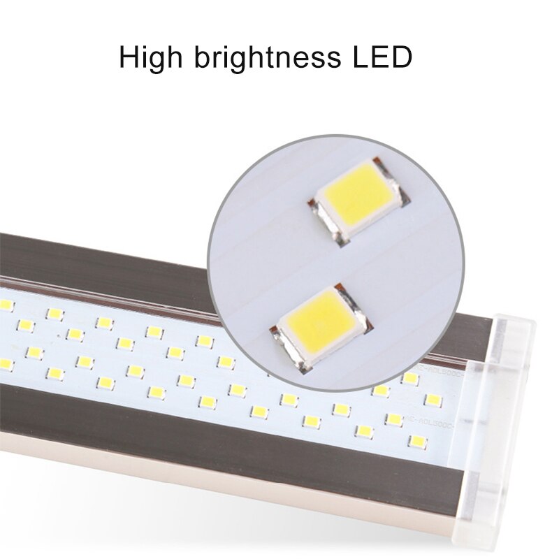 Sunsun ADE-Lámpara de iluminación LED para acuario, luz Ultra delgada para acuario de plantas acuáticas, 6500-7500k