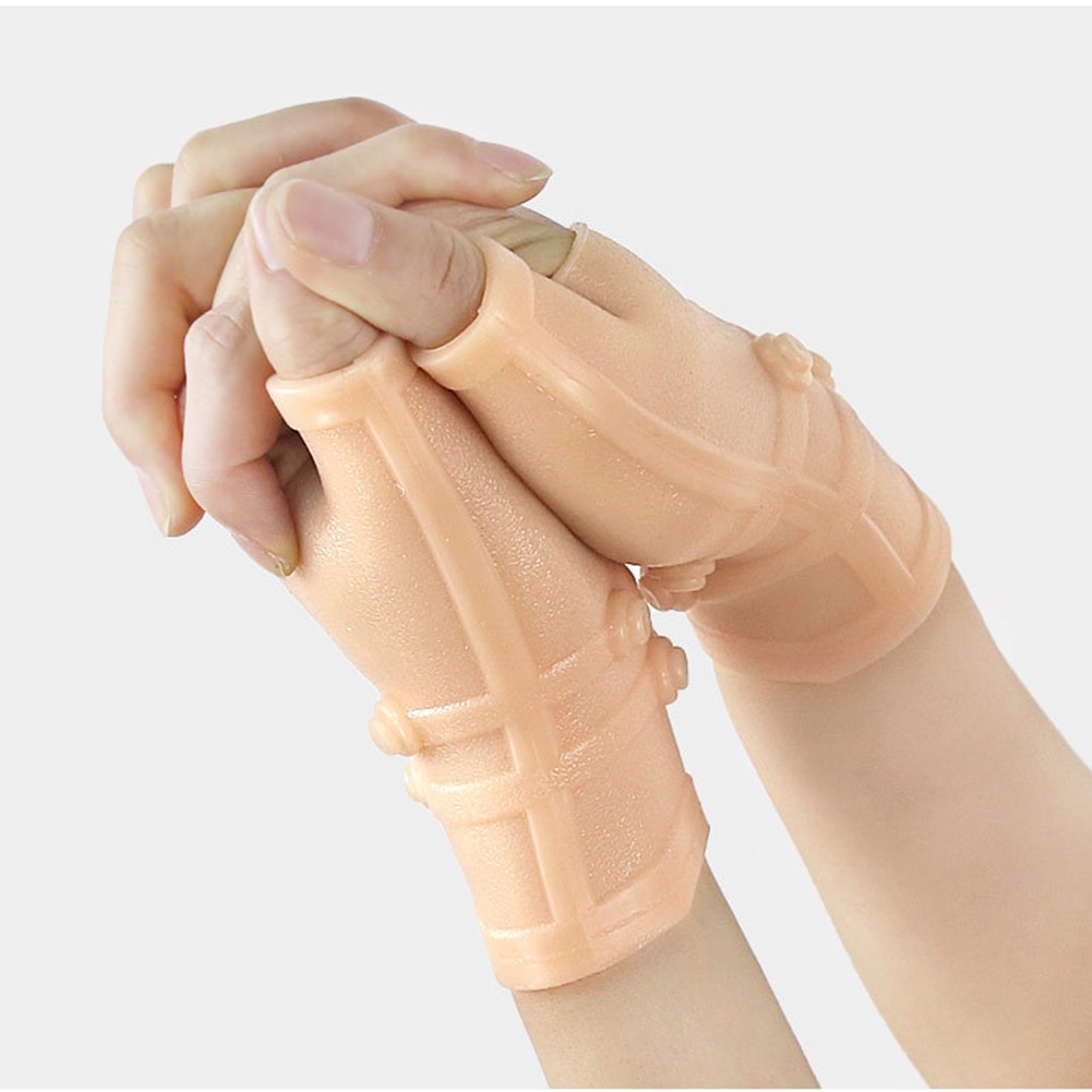 Een Stuk Ultradunne Pols Guard Artritis Brace Mouwen Elastische Palm Ondersteuning Handschoen Compressie Pols Mouw Ondersteuning Pols Handschoen