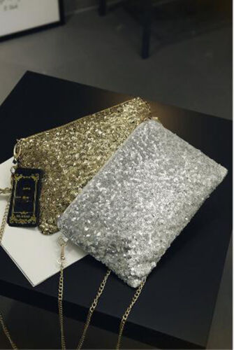 Vrouwen Mode Lovertjes Tote Chain Avond Portemonnee Dames Mode Handtas Pailletten Shiny Schoudertas Clutch