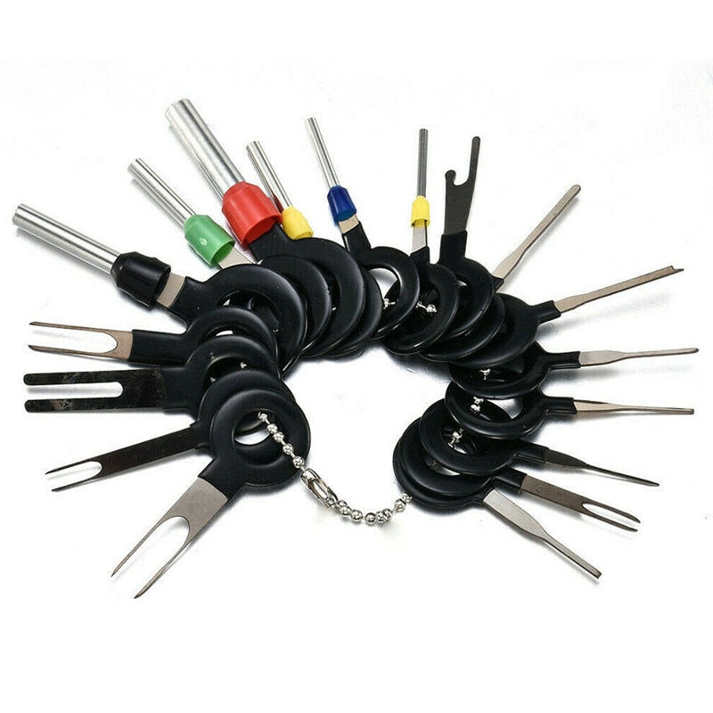 26pcs Terminal Removal Tool Car Electrical Wiring Crimp Connector Pin Extractor Car Terminal Removal Tools Pin Extractor