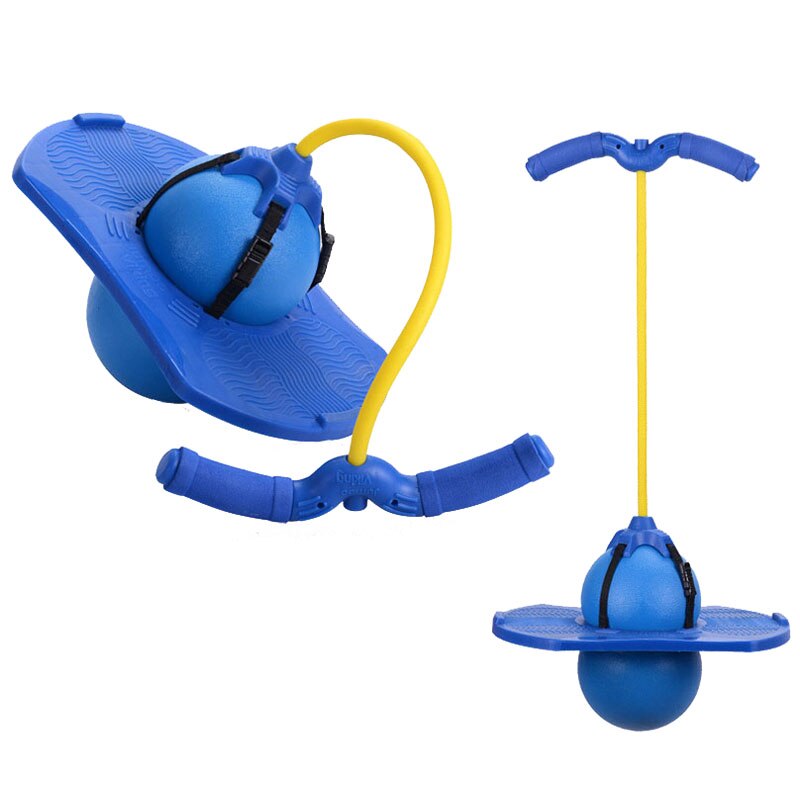 Fitness Bouncing ball Kid Explosion-Proof Balance Energetic Inflatable Exercise Jumping Balls: Blue