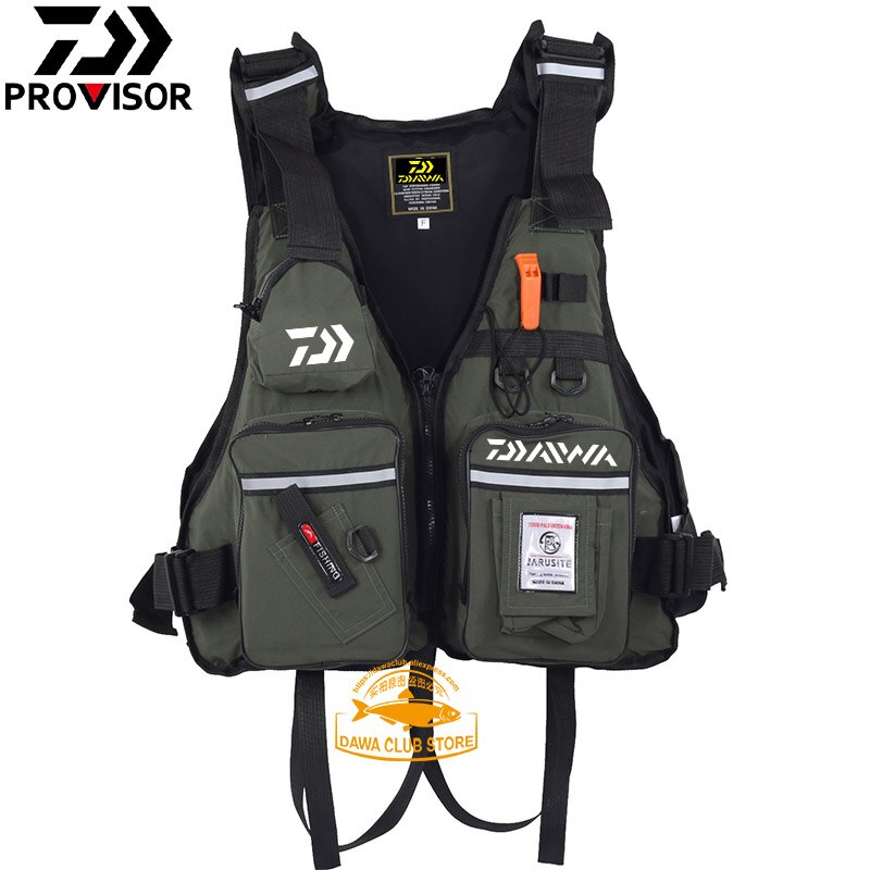 leben jacke angeln anzug erwachsene tragbare große auftrieb faltbare professionelle multifunktionale DAWA leben jacke: 02