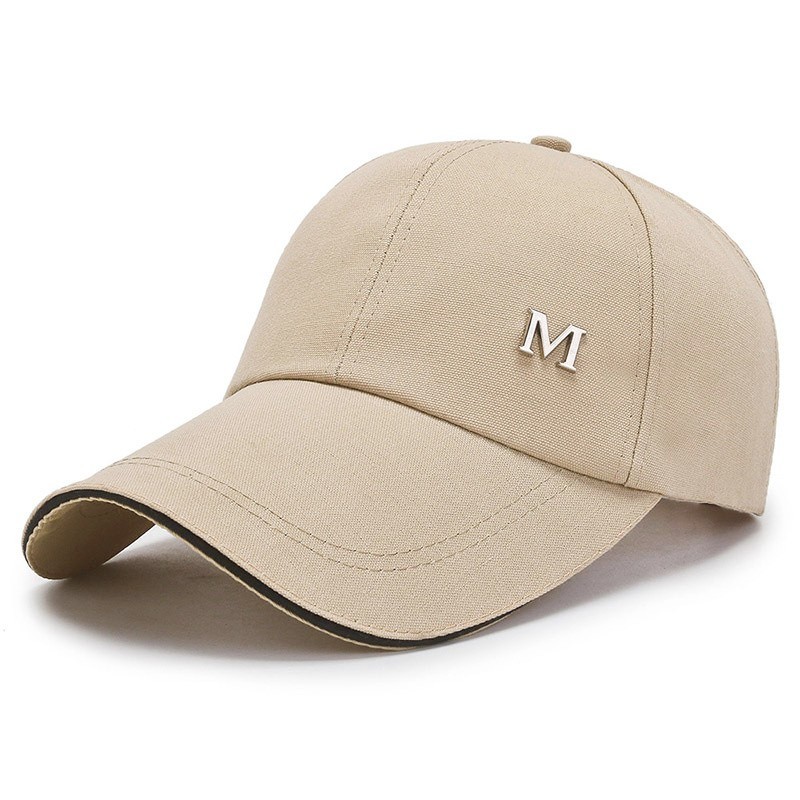 Gorras de béisbol de verano para hombres y mujeres, Snapback bordado de algodón, Hip-Hop, deporte, pesca, Golf, sombreros para el sol, gorras informales de ala larga con protección solar: Azul cielo