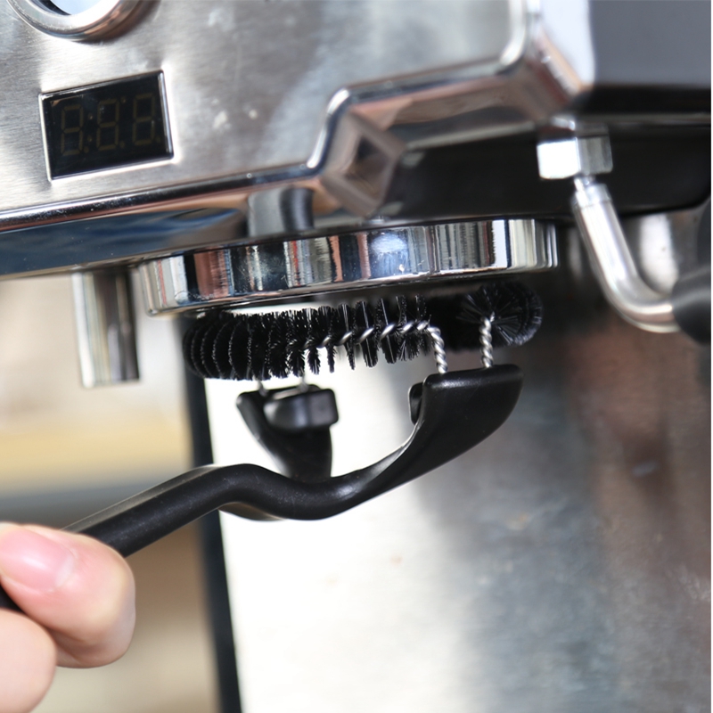 51/58mm Kaffeemaschine Pinselreiniger Abnehmbare Kaffeemaschine Espresso Gruppe Kopf Halbautomatische Küchenreinigungswerkzeug