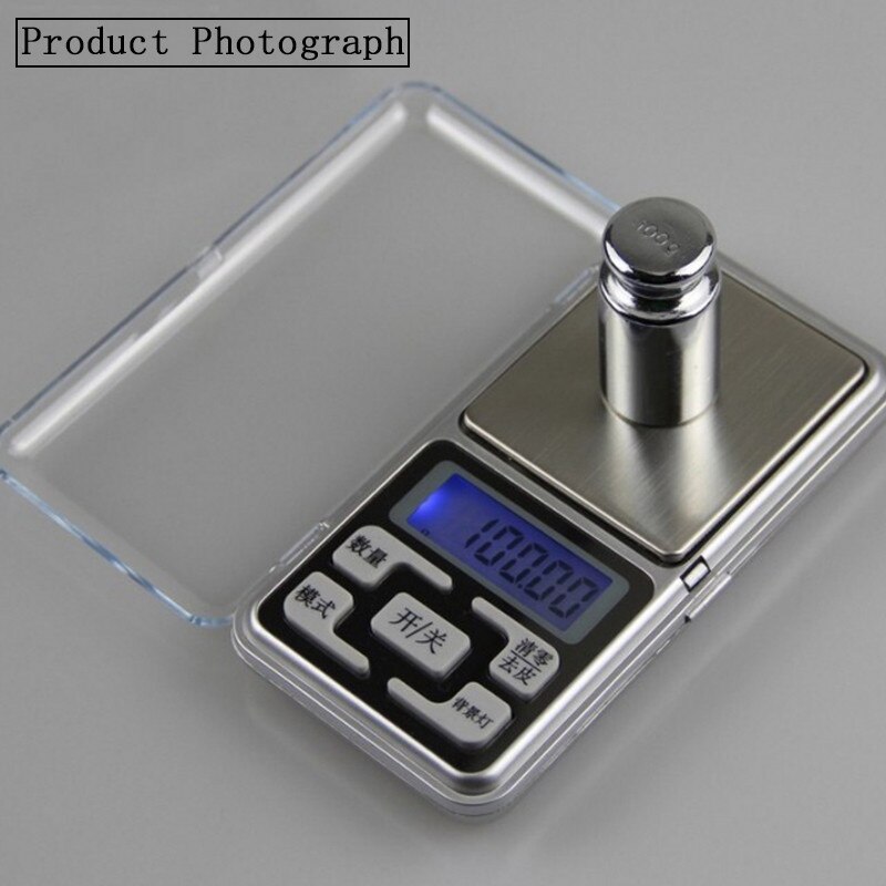 Portable Mini Digital Scale 100/200/300/500g 0.01g/0.1g High Accuracy Backlight Gram Weight Pocket Scale For Jewelry Kitchen 1pc