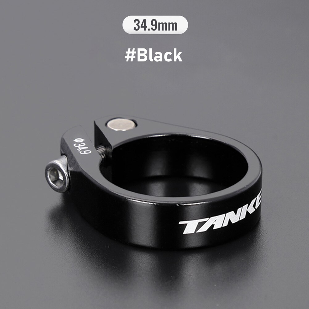 31.8/34.9Mm Mtb Racefiets Lock Zadelpenklem Fietszadel Zadelbuisklem Clip Ring Universele Fietsen deel: 34.9mm-Black