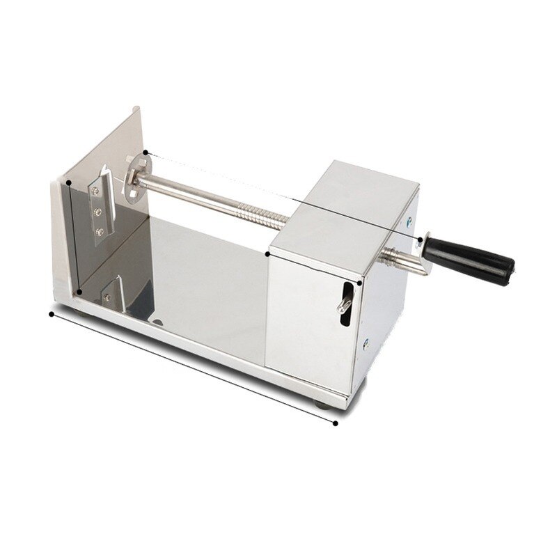 Manual Multifunctional Stainless Steel Potato Slicing Machine Commercial Tornado Spiral Potato Chips Cutter Easy Operation CY