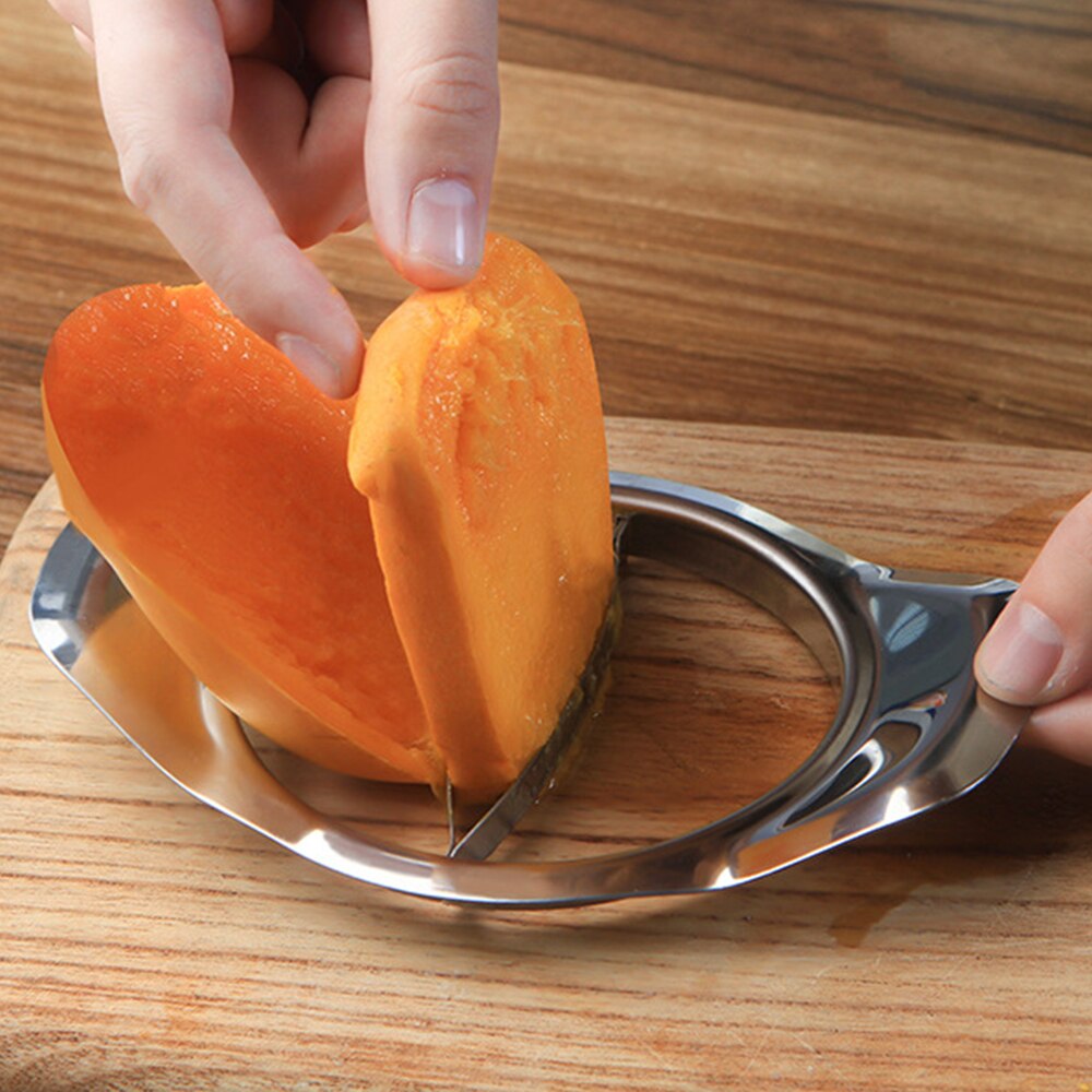 Fruit Tools Mango Slicer Mango Peel Knife Mango Splitters Vegetable Tools Stainless Steel Mango Cutters Corer Peeler