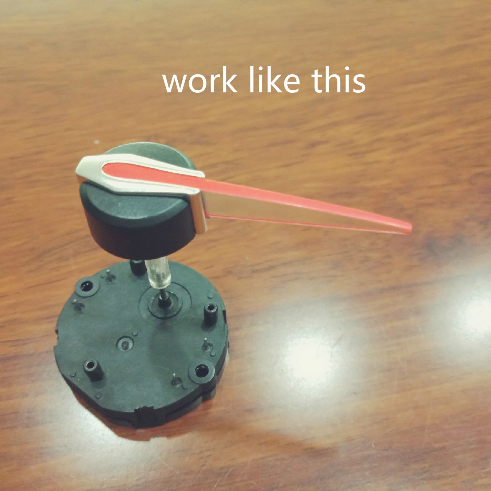 1pc 31mm Car instrument meter pointer red plastic cluster hole 1mm