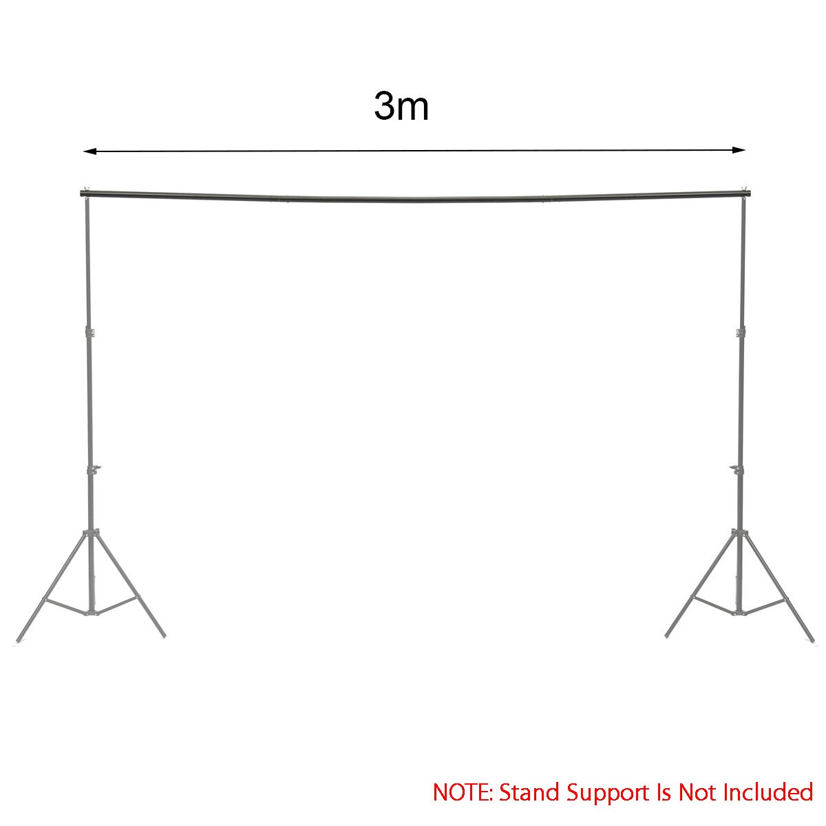 3M Verstelbare Fotografie Fotostudio Achtergrond Stand Frame Ondersteuning Systeem Voor Video Chroma Key Groen Scherm Stand