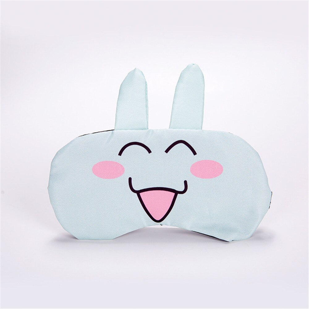 Sleeping Mask Eyepatch Cute Cartoon Cold Eye Sleep Mask Ice Compress Blue Gel Travel Relaxing Eye Care Tools: light blue