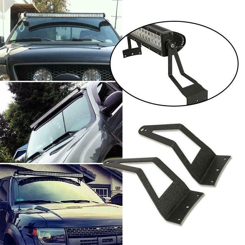 50 inch Roof Straight/Curved LED Light Bar Mounting Brackets Holder for Ford F250/F350/F450 1999