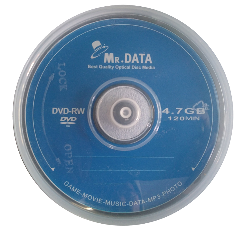 Rewritable DVD-RW 4.7GB 4X Blank DVD RE Blank Discs 25Pcs/Lot