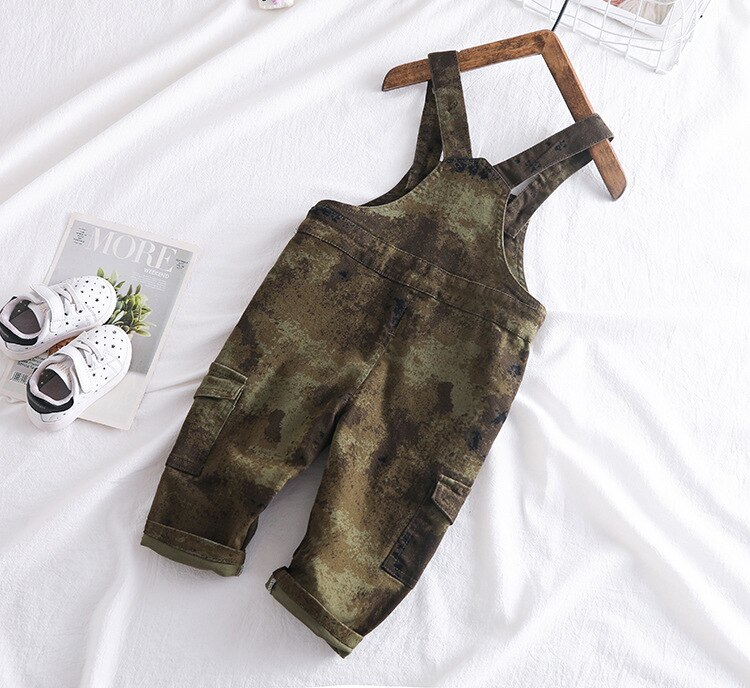 Kinder Overall Casual Camouflage Overalls für Jungen Herbst Kleinkind Baby Hosen Jungen Overall