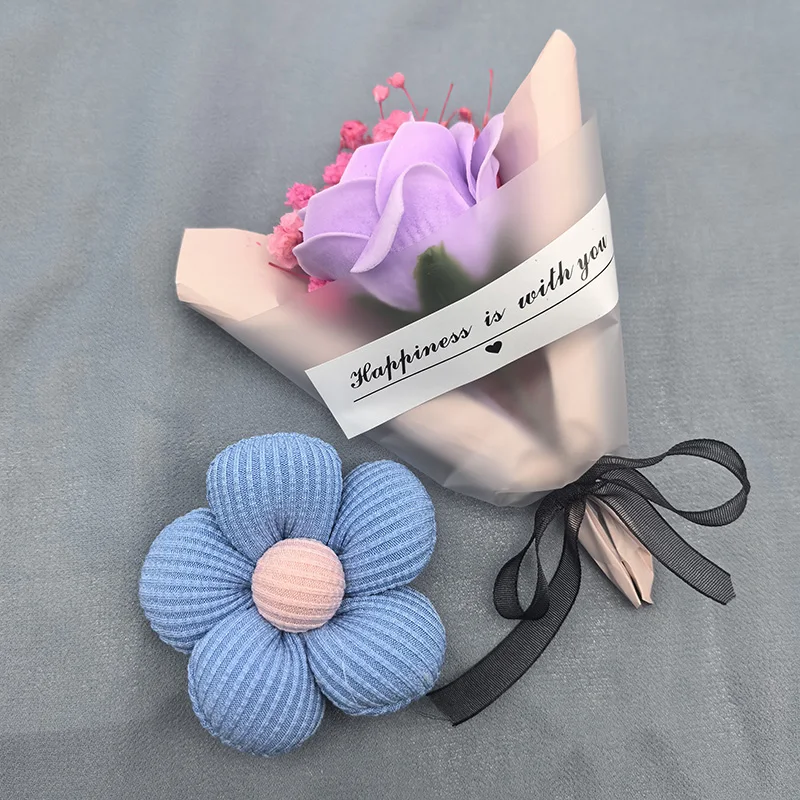 Flores para manualidades, 10 piezas, relleno de flores, tela de algodón hecha a mano, apliques acolchados, tocados, horquilla, parches, manualidades DIY: Pistola de metal