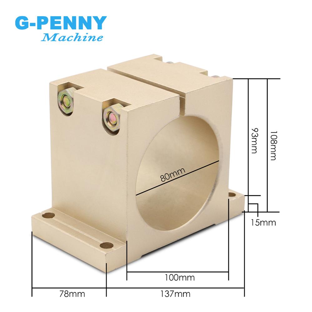 Freies ! 80mm Gießen Aluminium Halterung Für CNC Spindel Motor- 65mm / 80mm Spindel Halterung Halfter Spindel Motor- Spann