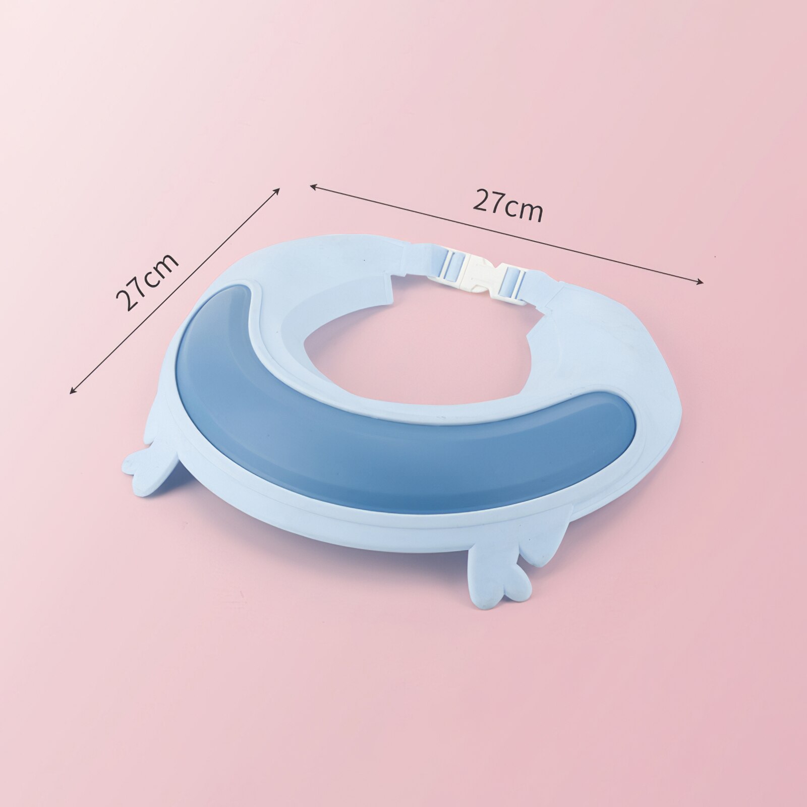 Gorro de baño protector de ducha para niños, gorra de champú ajustable para lavado de pelo, protector de ojos para bebés, a prueba de agua