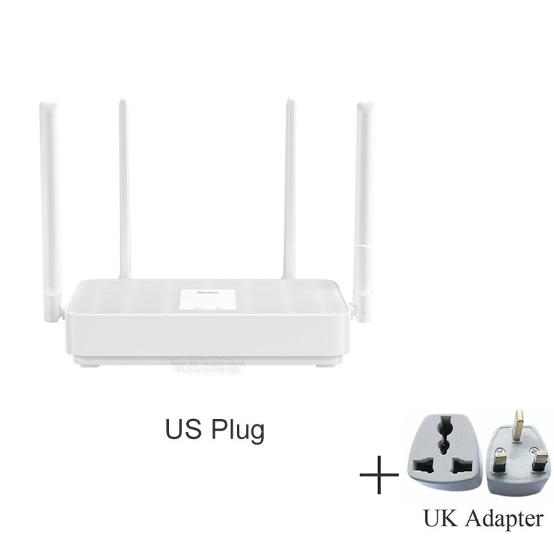 Xiaomi Redmi Router AX5 Wifi 6 1800 5-Core 256M Geheugen Mesh Thuis Iot 4 Signaal Versterker 2.4G 5Ghz Zowel 2 Dual-Band Ofdma: add UK adapter