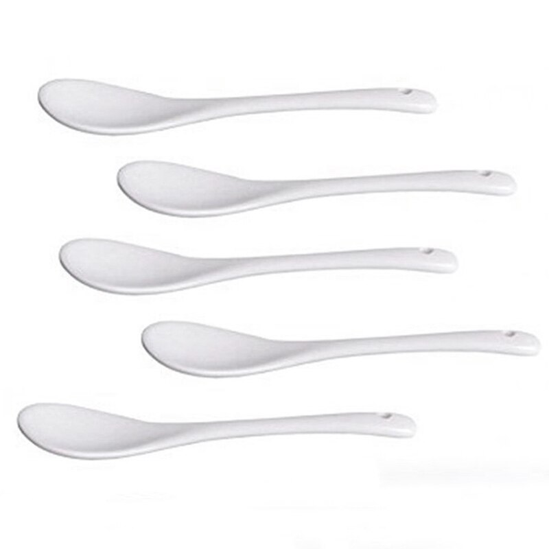 Set Van 5 Keramische Lepel Theelepel Lepel Jam Honing: Default Title
