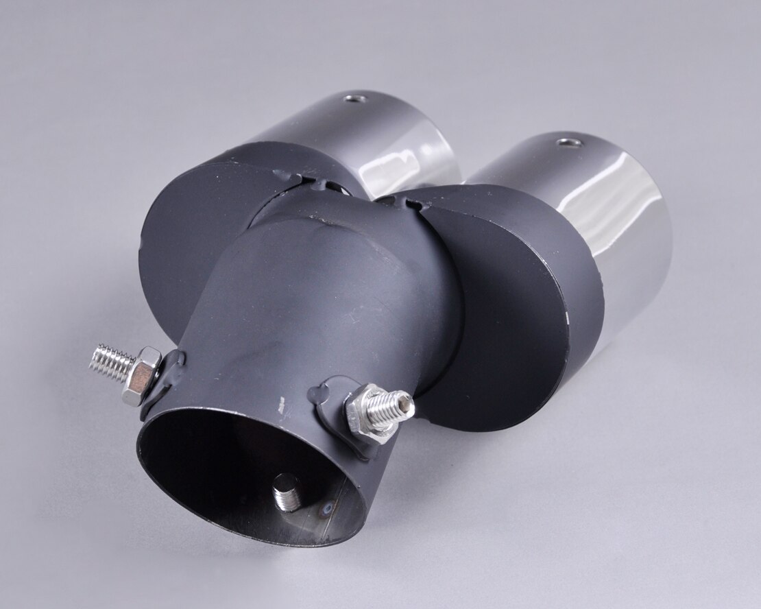 DWCX Universal Stainless Steel Exhaust Tail Rear Muffler Tip Pipe For Chevrolet Cruze Ford focus Ford fiesta -