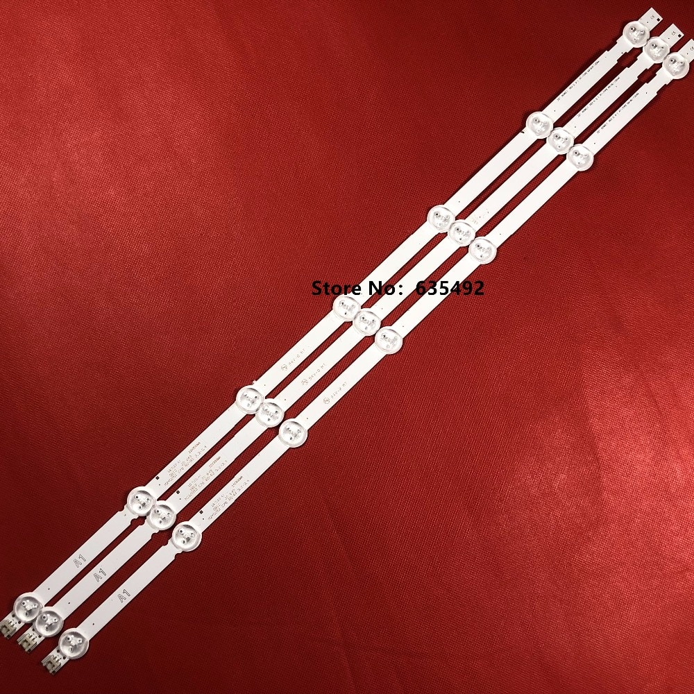 Led-achtergrondverlichtingsstrip 7 lampen voor 32 ln 5100 32 ln 520b 6916l-1106a 6916l-1105a 6916l-1204a 32 570v 32 ln 545b 32 ln 5180 6916l 1295a