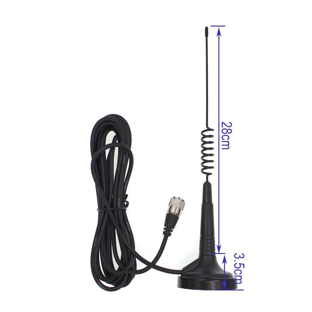 Mag-1345 Met 4 Voor CB-40M CB27 Meter Feeder Kabel Center 27Mhz High Gain PL259 Connector Met 4M Kabel Magnetische Antenne