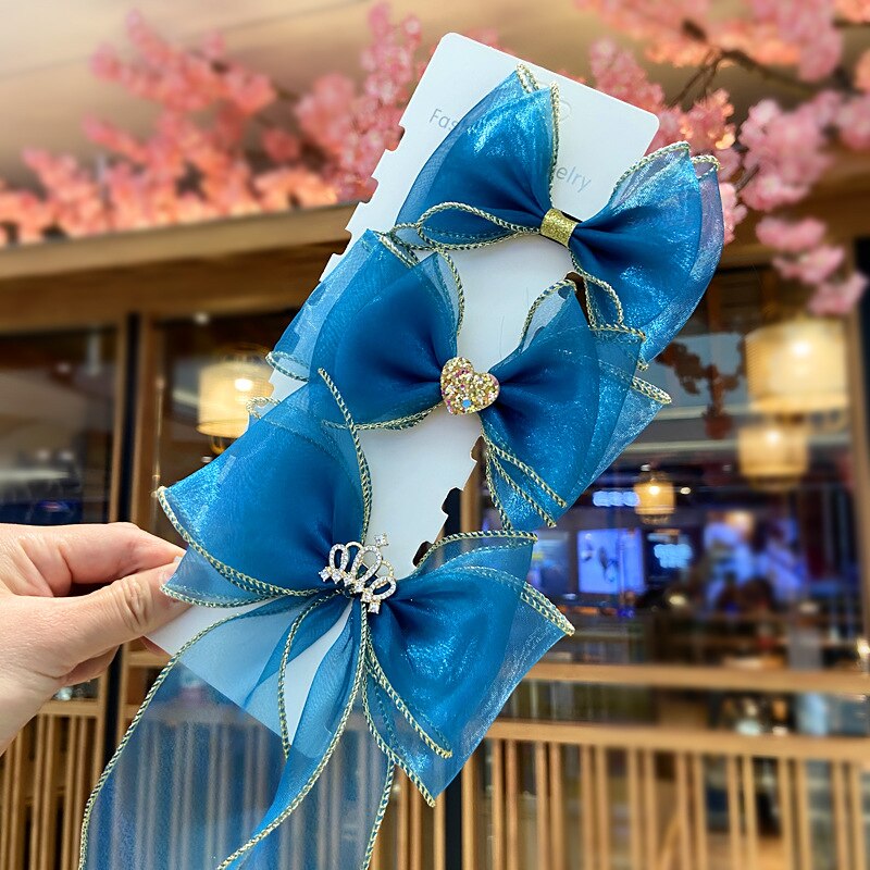 Cinta para el pelo para niña y niño, tocado con lazo, horquilla, cinta trenzada para el pelo, diadema, accesorios para el cabello para niña: 2