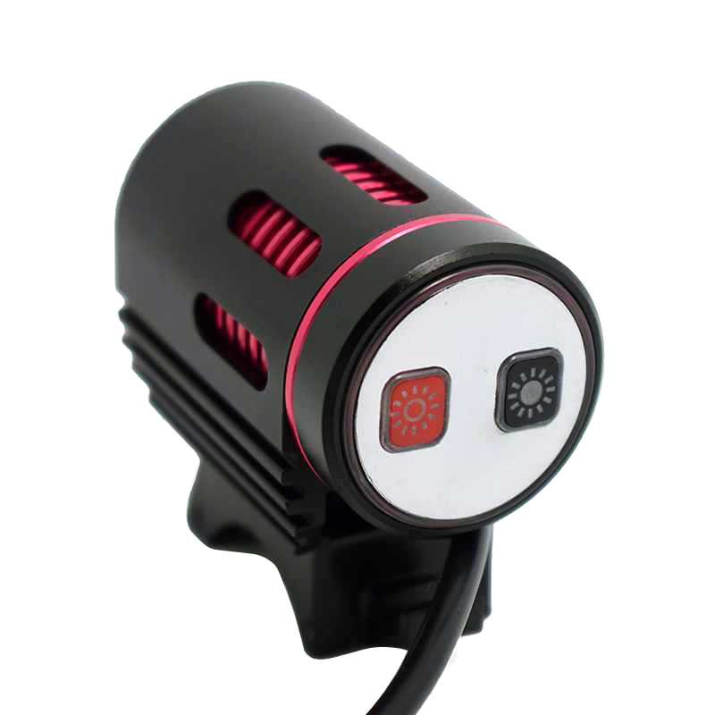 Waterproof 2000lm Bicycle Front Light XM-L2 LED Cycling Headlight 4 Modes Bike Headlamp 8.4V 18650 Battery Pack and Charger