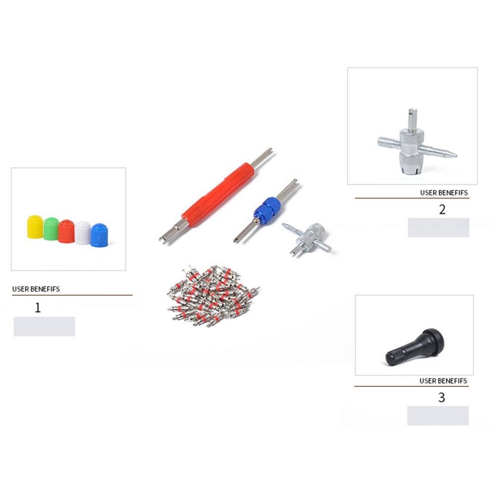4-in-1 Tire Valve Stem Thread Repair Tool Kit – Tap & Die Set For Car, Auto, Bicycle