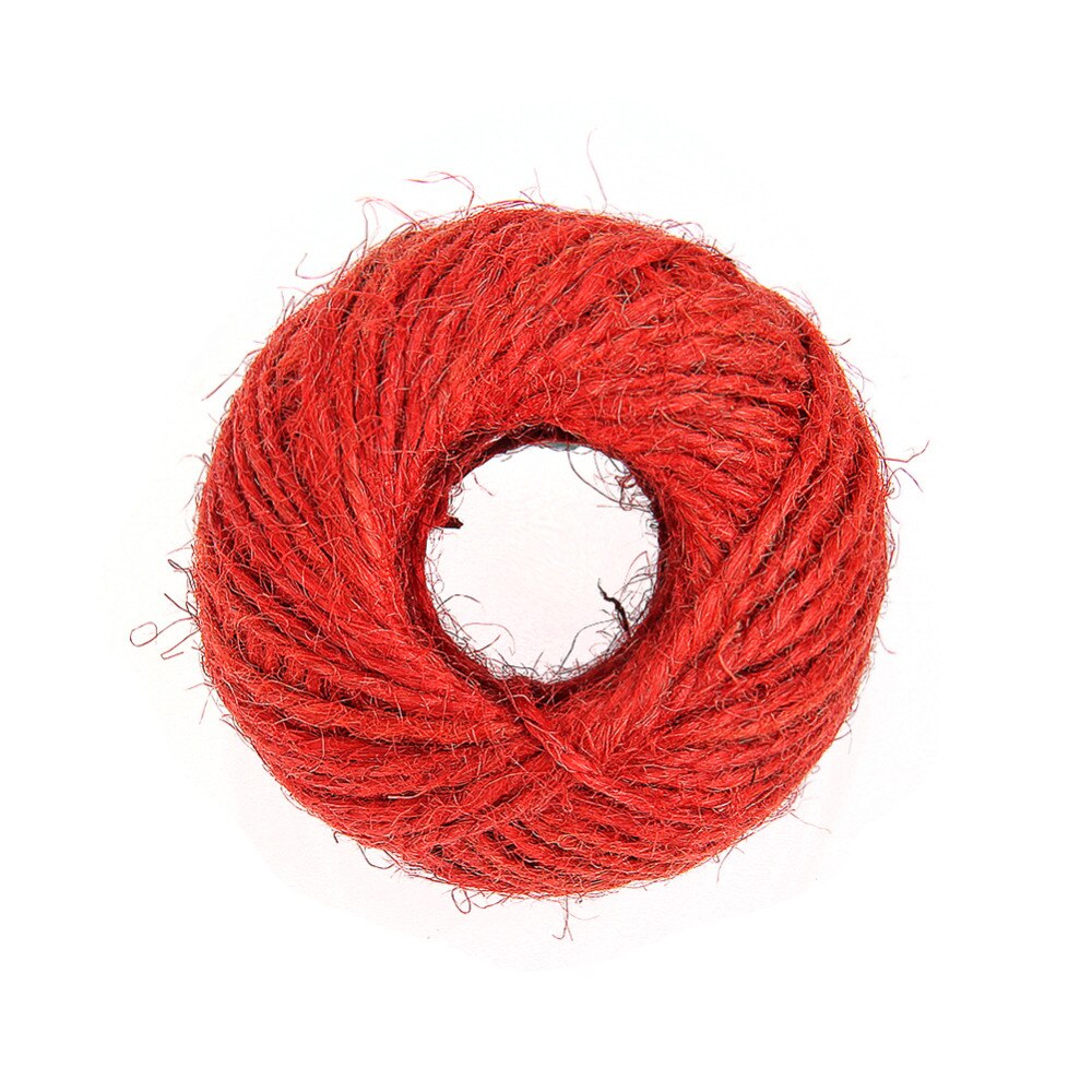 1 rol 2mm 30m jute touw natuurlijke sisal rustieke labels wikkel bruiloft decoratie knutselen gedraaid touw touw koord feestbenodigdheden