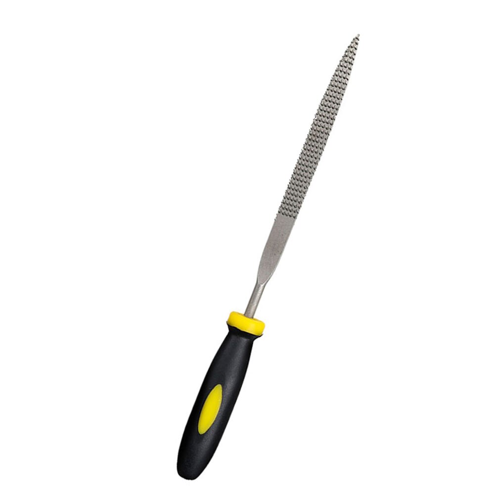 6 Stuks Naaldvijlen Set Hout Rasp Carving Handgereedschap Mini Carbon Stalen Rasp Naald Half Ronde Platte Met Handvat voor Houtbewerking