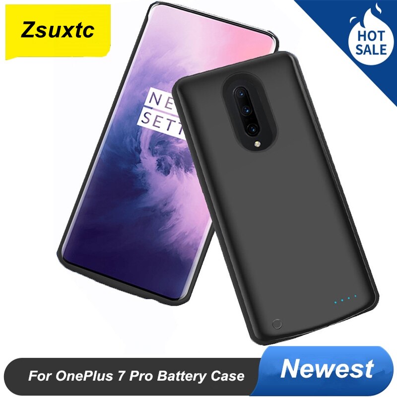 10000 Mah For OnePlus 7 Pro Battery Case External Battery Charger Case Cover Power Bank For OnePlus 7 Pro Battery Case