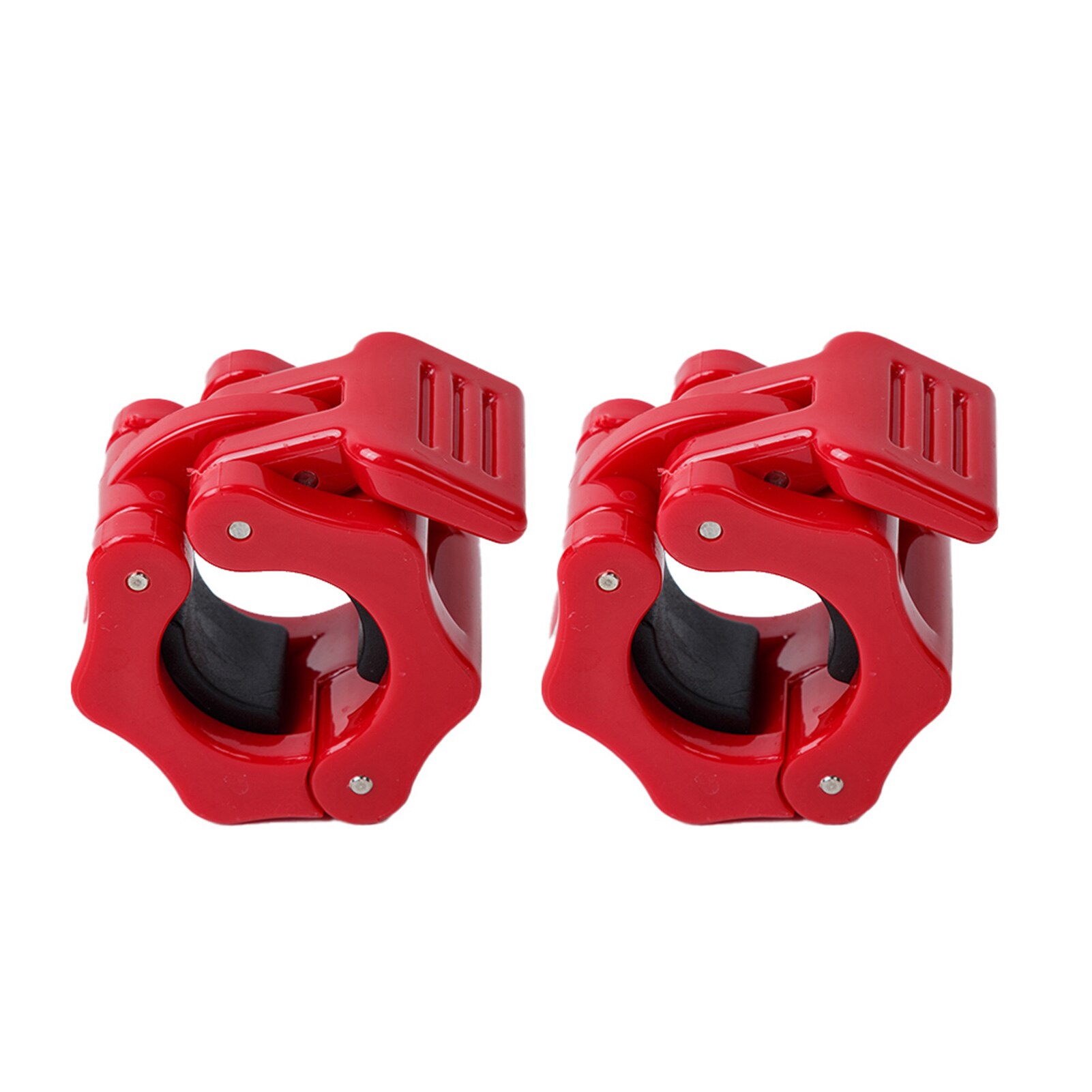 2 stücke Hantel Schellen Schnellverschluss 1 Zoll Durchmesser Standard Bar Gewicht Platten Kragen Clips Gewichtheben Fitness Ausbildung: verrotten