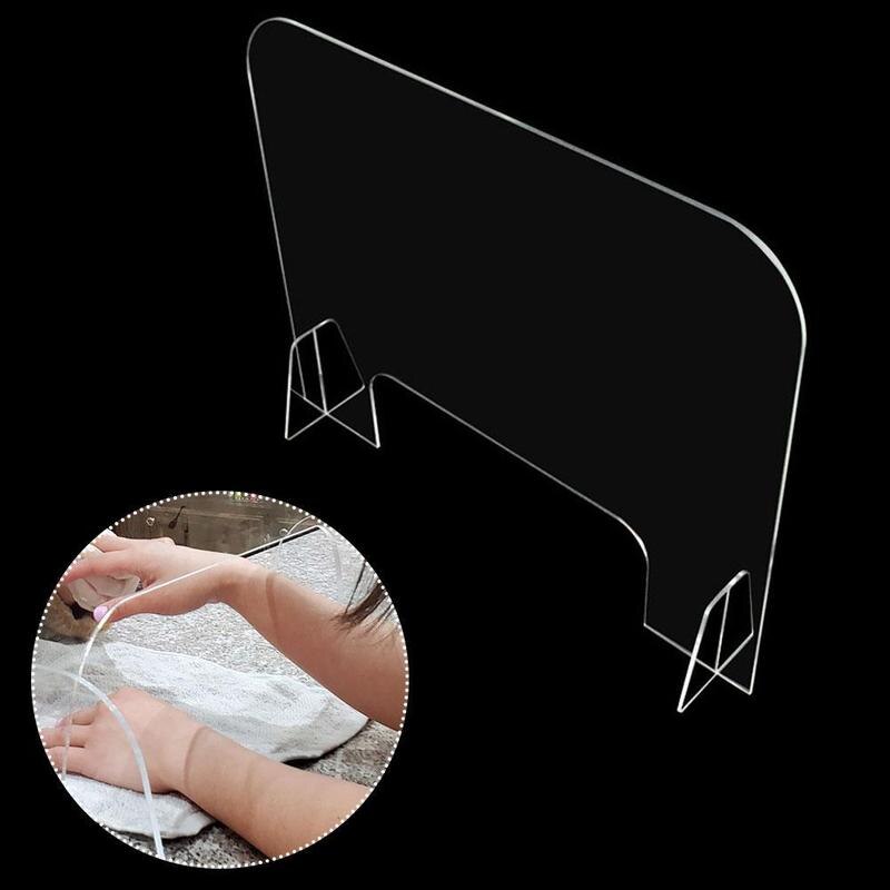 Clear Isolation Protection Board For Perfection Reception Side Counter Sneeze Sprayed Guard Shield Acrylic Uv Cut Screen