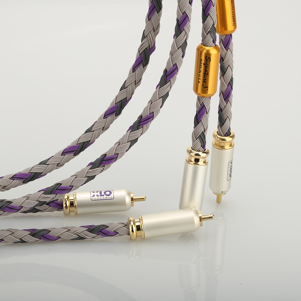 Coppia cavo Audio HiFi XLO firma S3-1 cavo RCA di interconnessione Audio Singled