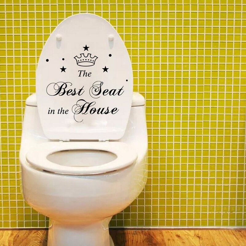1Pc Seat Grappige Stijl Wc Stickers Douche Decals Pinup Picture Home Decor Badkamer Accessoires