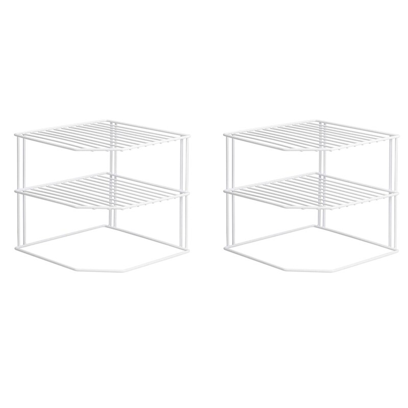 QIWODE Kitchen Cupboard Organiser, Hoe And Kitchen Storage Shelf Wire