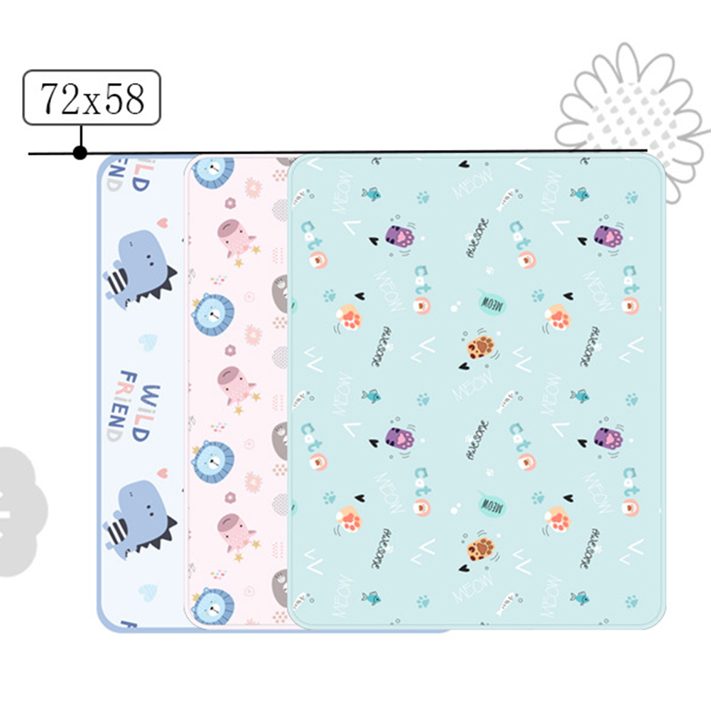 Baby Windel Windel Urin Matte Kind wasserdicht Bettwäsche Ändern Startseite Pad wiederverwendbar Urin Matte tragbar Baby Matte 58*72CM
