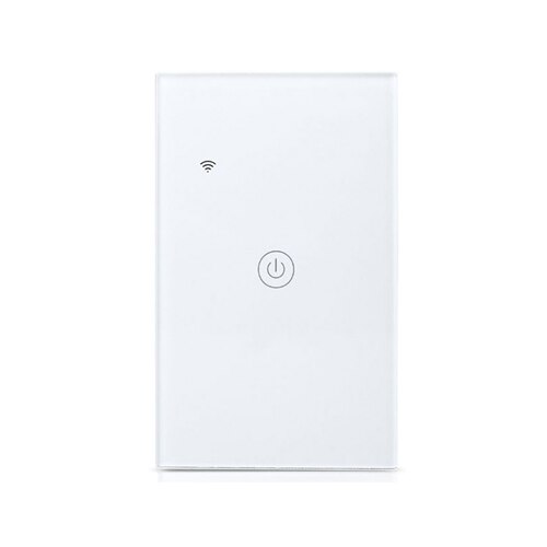 Zemismart US Tuya WiFi Light Switch Neutral Optional Wire 1 2 3 Gang Alexa Google Home Assistant Smart Life Control 100V 240V: 1-Gang