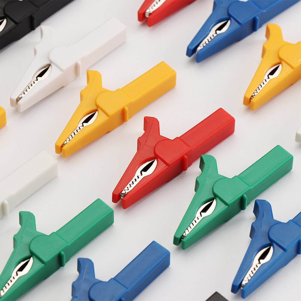 5Pcs 55X35Mm Hv Alligator Clip Batterij Test Clip Voor Banana Plug Multimeter Pen Kabel Probes Krokodil clip Batterij Auto Auto