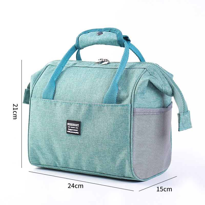 Draagbare Kationische Lunch Bento Isolatie Koude Opslag Verse Werk Voedsel Doos Picknick Fruit Salade Travel Organizer Accessoires: Green