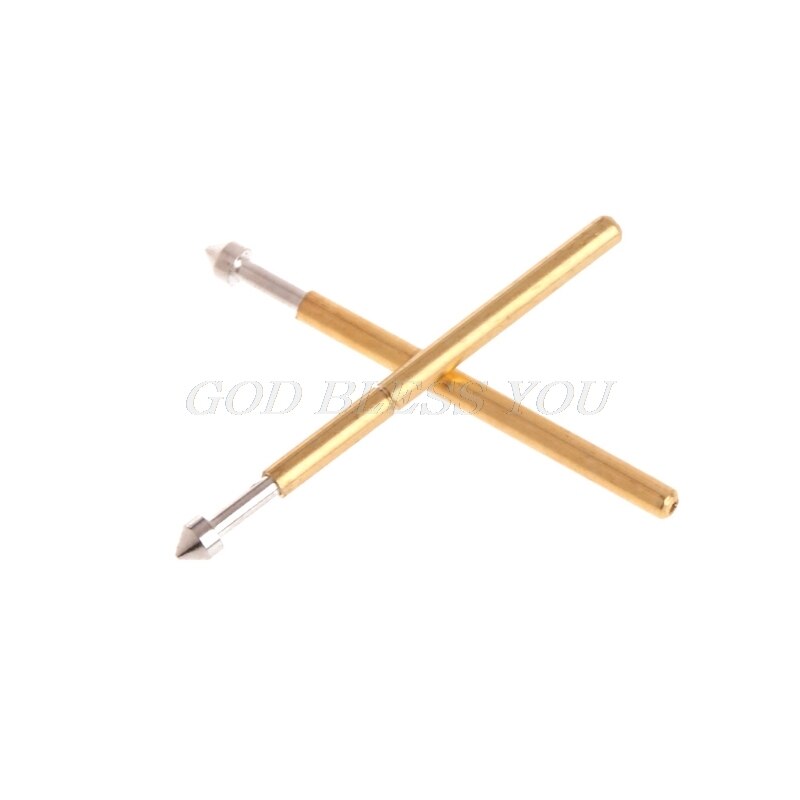 Sonda de prueba de resorte Pogo Pin, diámetro de P75-E2, 100mm de longitud, 1,3mm, , 16,5 Uds.