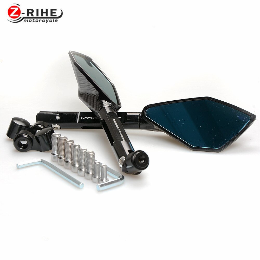 for Rearview Mirrors For Suzuki GSX-S1000 GSXS1000 Gladius GSR 400 750 600 SV 650 CNC Aluminum Mirror Motorcycle Scooter Accesso