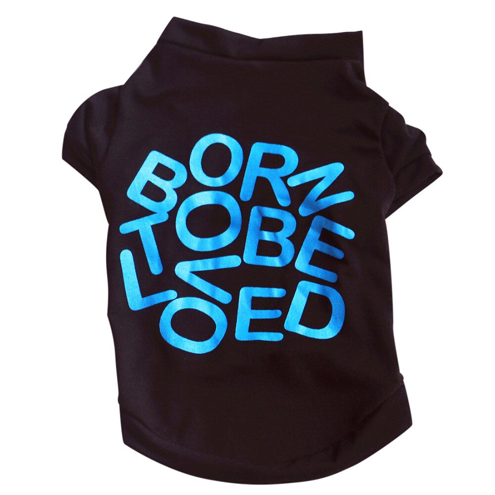 Vesten Leuke Kleine Pet Hond Kat Kleding T-shirts Kleding Vest Ropa Para Perros Chien Chemises # Een: S / BLACK