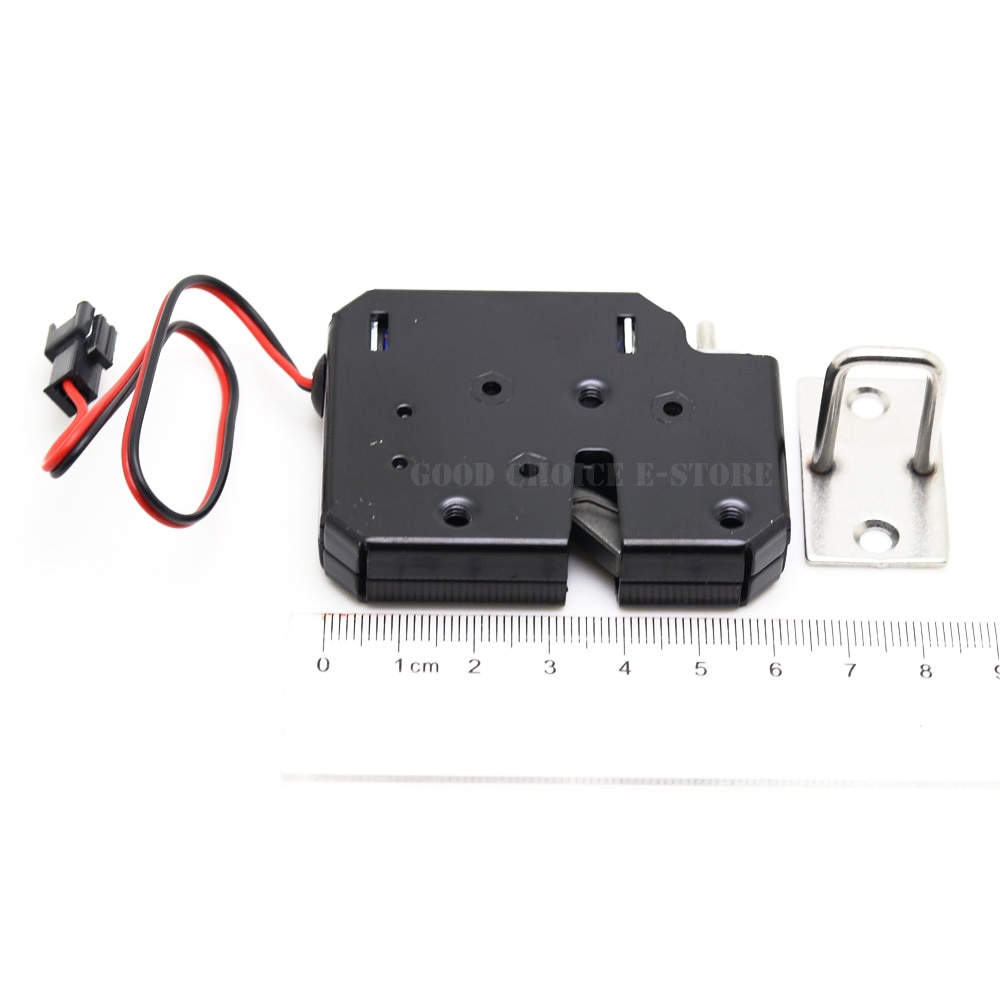 DC 12V 2A Small Solenoid Electromagnetic Electric Control Cabinet Drawer Lockers Lock Pudsh-push , Automatic Open the Door