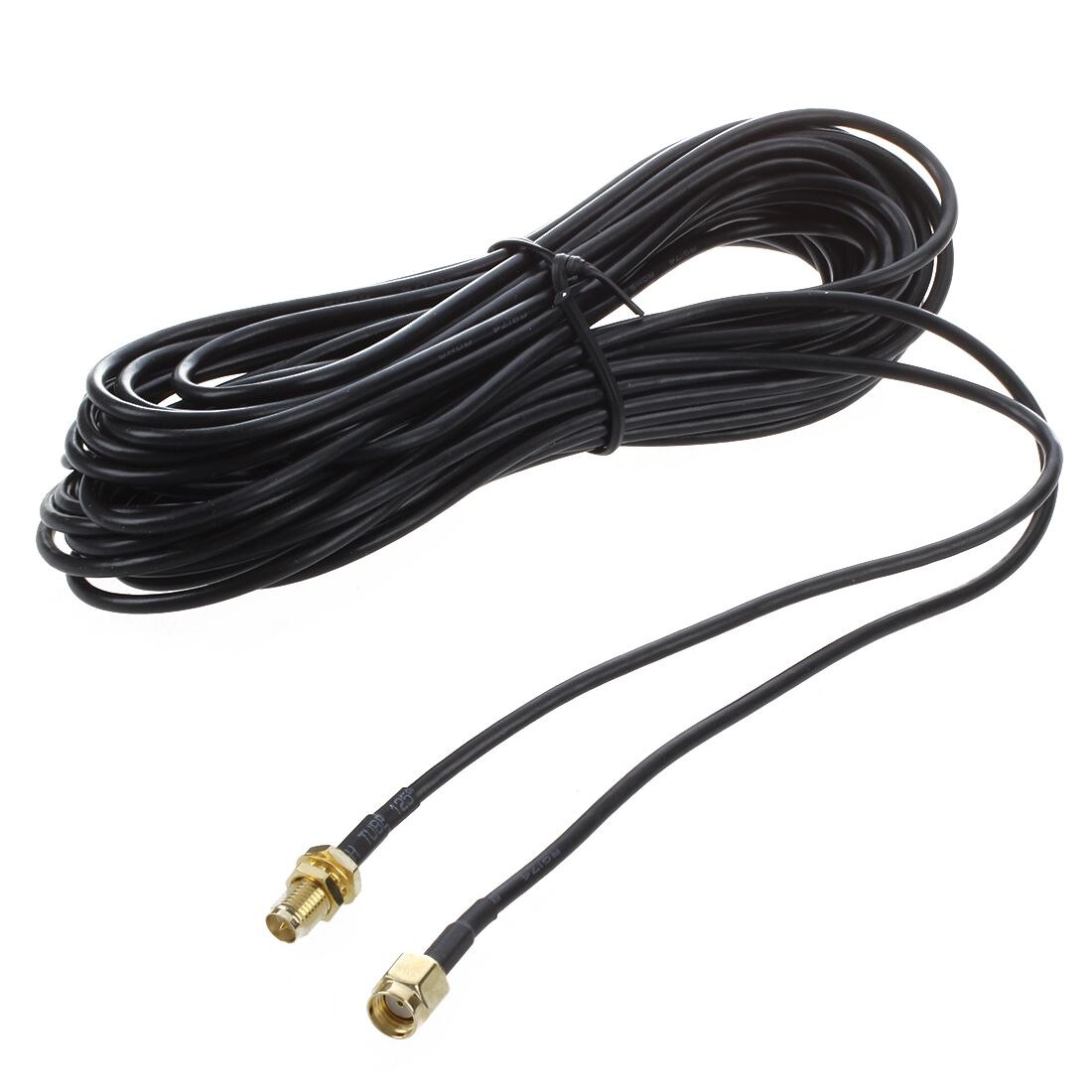 RP - SMA Male to female Wifi antenna connector Extension Cable black 10 M