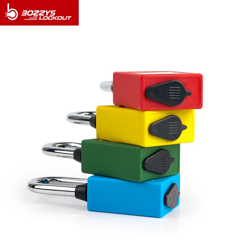 Bozzys Abs Lock Beveiliging Hangslot Techniek Lock Plastic Beugel Staal 38Mm Nylon Non Geleidende Veiligheid Hangslot Lock Out Tagout