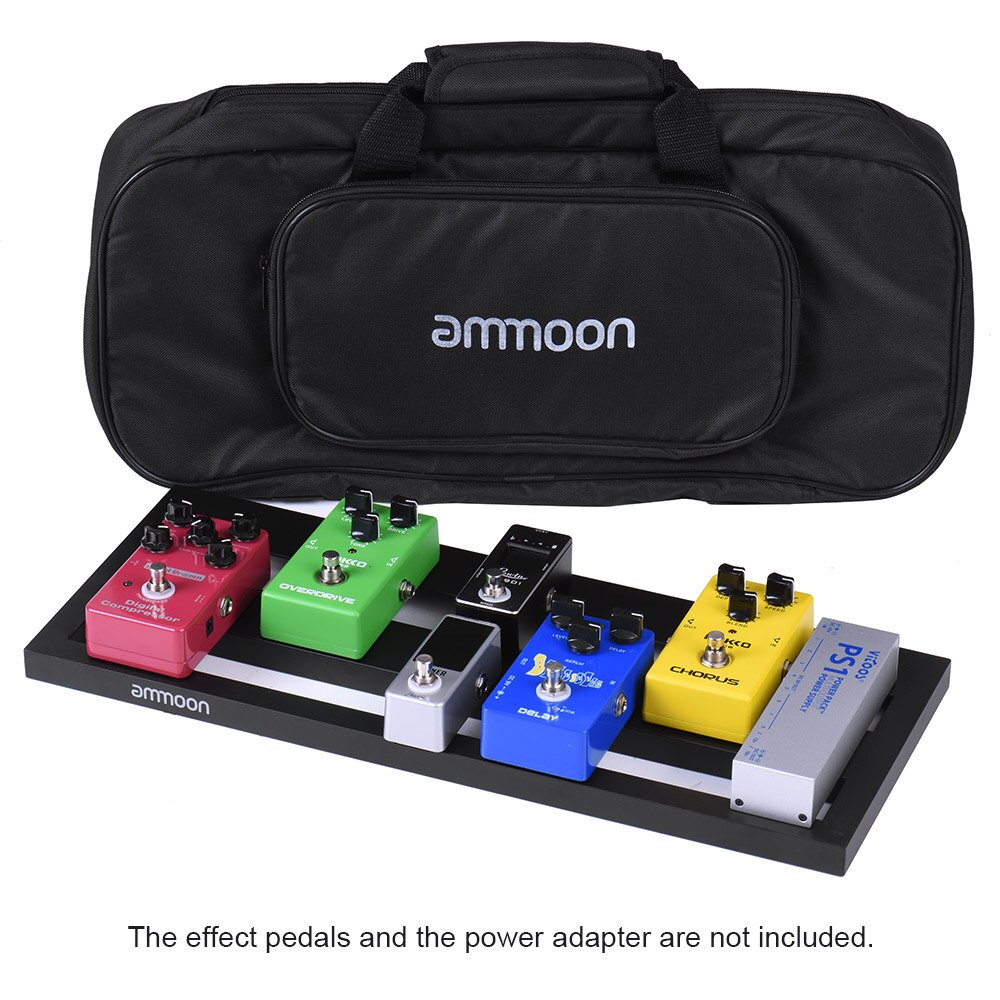 Ammoon PockRock Tragbare Gitarre Multi-effekte Prozessor Wirkung Pedal 15 Wirkung 40 Trommel Rhythmen stimmen Funktion gitarre Pedal: Pedal Lager Fall