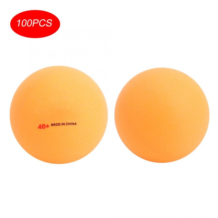 Pingpong Bal 100 Pcs Professionele Naadloze Tafeltennis Ping Pong Ballen Anti-Burn Hoge Elasticiteit Voor Training Accessoire